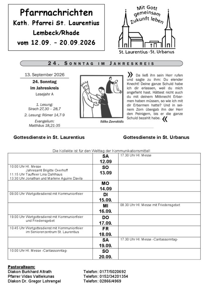 Vorschau: 2026.09.13_Pfarrnachrichten_KW37